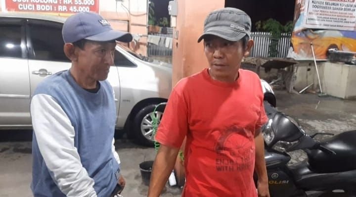 Polsek Patumbak Amankan Dua Pria Paruh Baya Gegara Mencuri HP