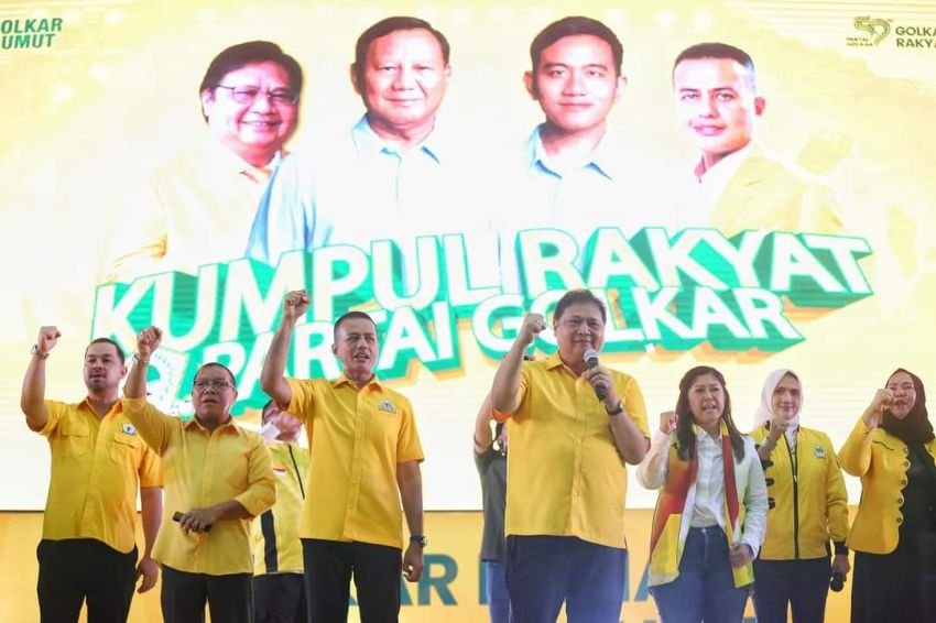 Airlangga Optimistis Golkar dan Prabowo-Gibran Menang di Sumatra Bagian Utara