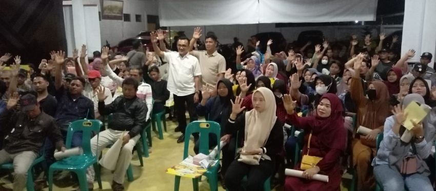 Warga Binjai Barat Berikan Dukungan Buat Erizal Menuju Legislatif DPRDSU