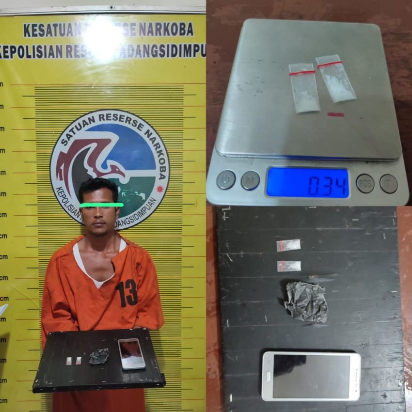 Polres Padangsidimpuan Ungkap Kasus Penyalahgunaan Narkotika Jenis Sabu, Kapolres : Kami Terus Lakukan Upaya Pencegahan dan Penindakan
