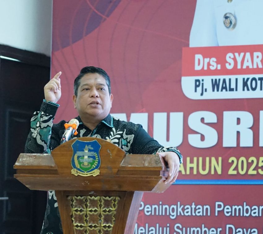Penjabat Wali Kota Buka Musrenbang RKPD T. Tinggi 2025, Ini katanya