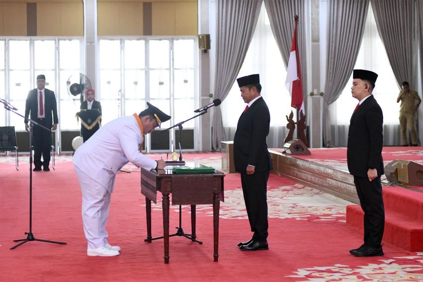 Lantik Walikota Gunungsitoli, Pj Gubernur Sumut Minta Pertahankan Peningkatan IPM
