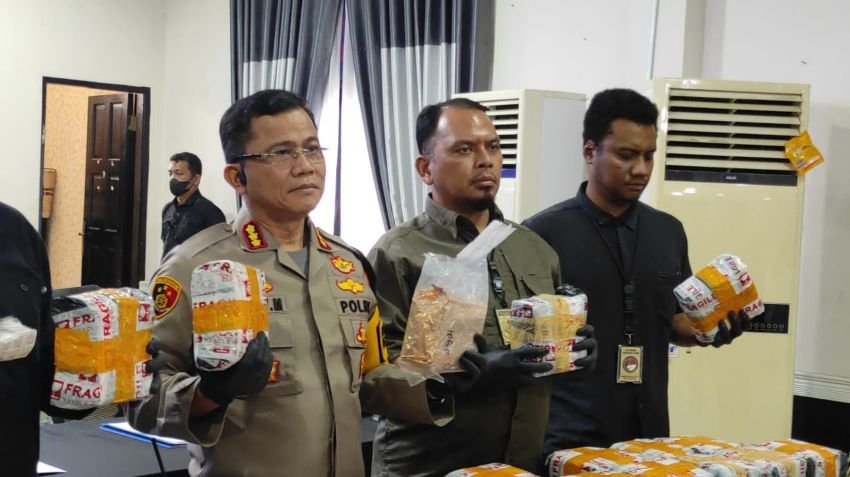 Sat Narkoba Polrestabes Medan Bongkar Jaringan Narkotika Asal Malaysia, 2 Pemasok Disergap dan 53 Kilogram Sabu Disita