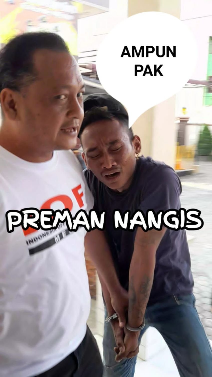 Polsek Medan Baru Amankan Seorang Premanisme, Pelaku Nangis-nangis