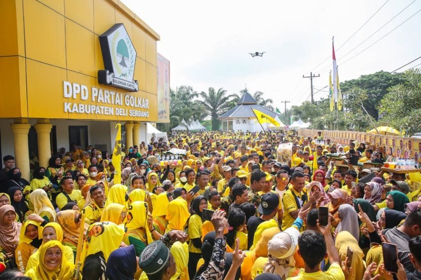 Pesta Rakyat Golkar Deliserdang, Ijeck Ajak Menangkan Prabowo-Gibran