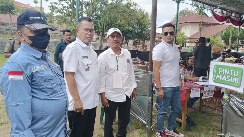 Monitoring Sejumlah TPS di Toba, Ini Pesan Bupati Toba Poltak Sitorus