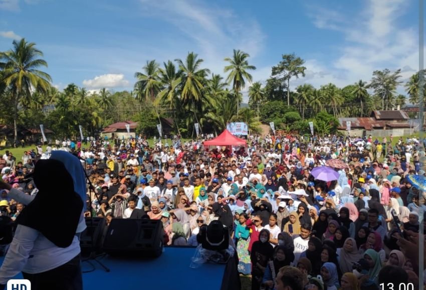 Relawan Bergerak 1912 Solid Menangkan Prabowo-Gibran di Tapsel