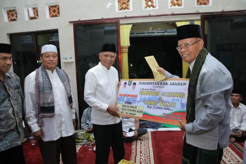 Bupati Asahan Safari Ramadhan di Masjid Al-Ikhlas Desa Tanjung Alam