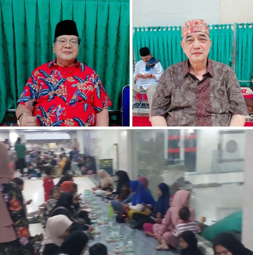 Alhamdulillah  Setiap Hari Buka Puasa Bersama Di Mesjid Agung Dipadat Umat, Donatur : Kami Bersyukur