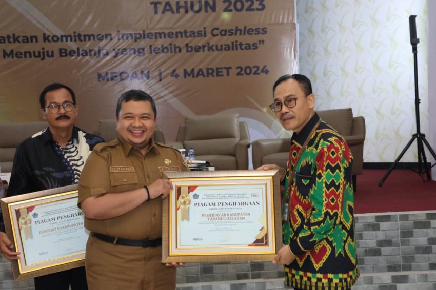 Kemenkeu RI Nobatkan Tapsel Terbaik III Pengelolaan Dana Desa Tahun 2023