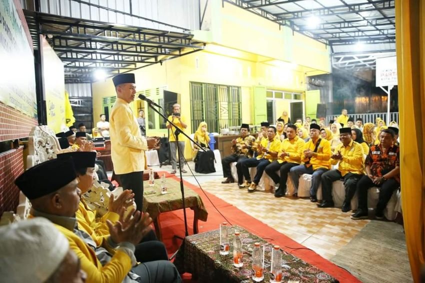 Silahturahmi Dengan Kader Golkar Di Padang Sidempuan, Ijeck: Alhamdulillah Suara Golkar Naik