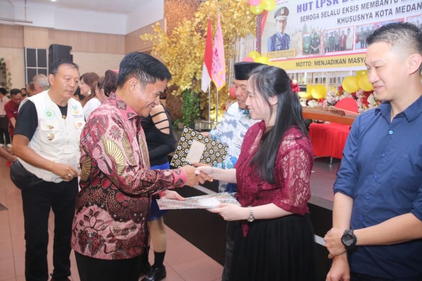 Hadiri HUT LPSK Bunga Teratai Sumut, Pj Gubernur : Tetap Berbagi Kebaikan Tanpa Memandang Suku, Agama dan Ras