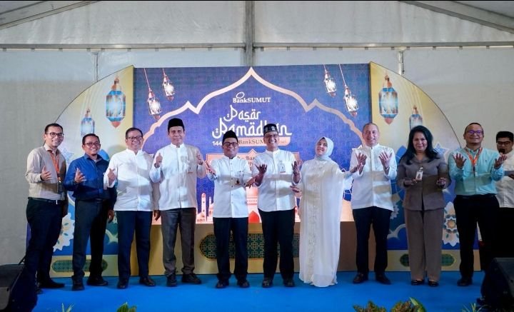 Dukung UMKM, Bank Sumut Hadirkan Pasar Ramadhan  1445 H