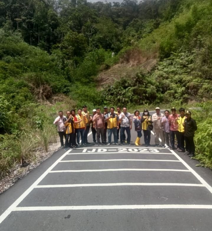Dana Hibah Dari Kementerian PUPR RI Tahun 2023 Untuk Jalan Aornakan - Pagindar Telah Selesai Dikerjakan