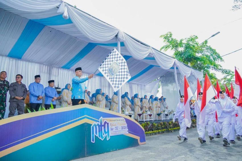 Usung Keberagaman Budaya, Ribuan Peserta Pawai Ta'aruf Meriahkan Pembukaan MTQ ke-57 Kota Medan