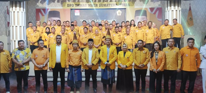 Ketum Ormas MKGR  Lantik Pengurus Ormas  MKGR Sumut, Ketua MKGR Sumut Darma:  Kita Siap Dukung dan Menangkan  Ijeck  jadi Gubenur Sumut