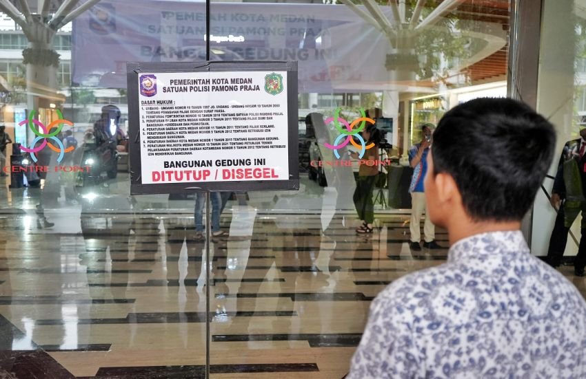 Tunggakan Pajak Rp 250 Milyar Lebih, Wali Kota Medan Segel Mall Center Point