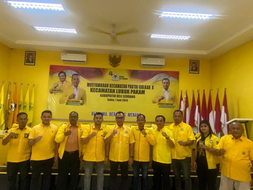 Muscamlub PK. Beringin dan PK. Lubuk Pakam Partai Golkar Digelar
