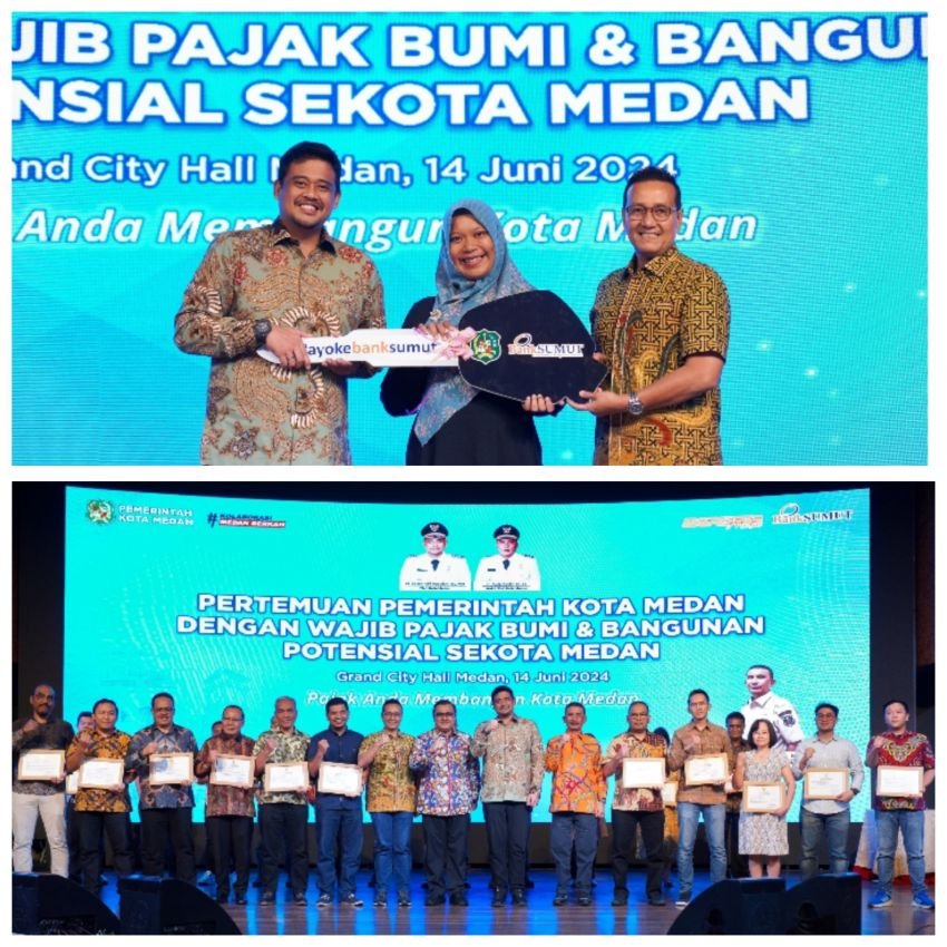 Bank Sumut Hadirkan Loket Pembayaran Pajak pada Pertemuan Wajib Pajak PBB Potensial dengan Pemko Medan