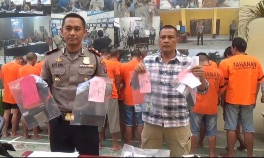 OPS Sikat Toba 2024 Polsek Medan Timur Amankan 18 Pelaku Kejahatan