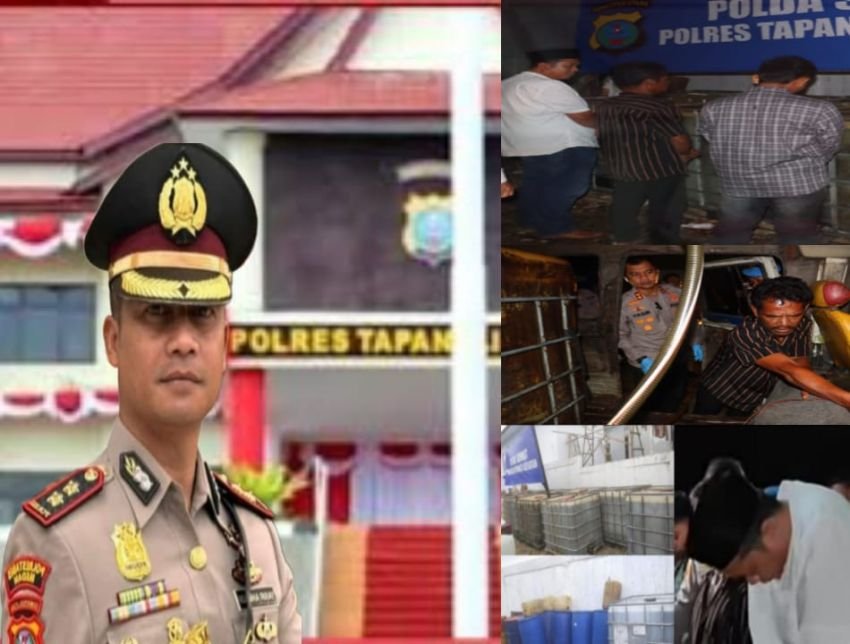 Diduga Polres Tapsel Tangkap Lepas Kades Tolang Jae Disebut Otak Penimbun 10 Ton BBM Solar Subsidi Usai, Penggerebekan Dipimpin AKBP Yasir Ahmadi