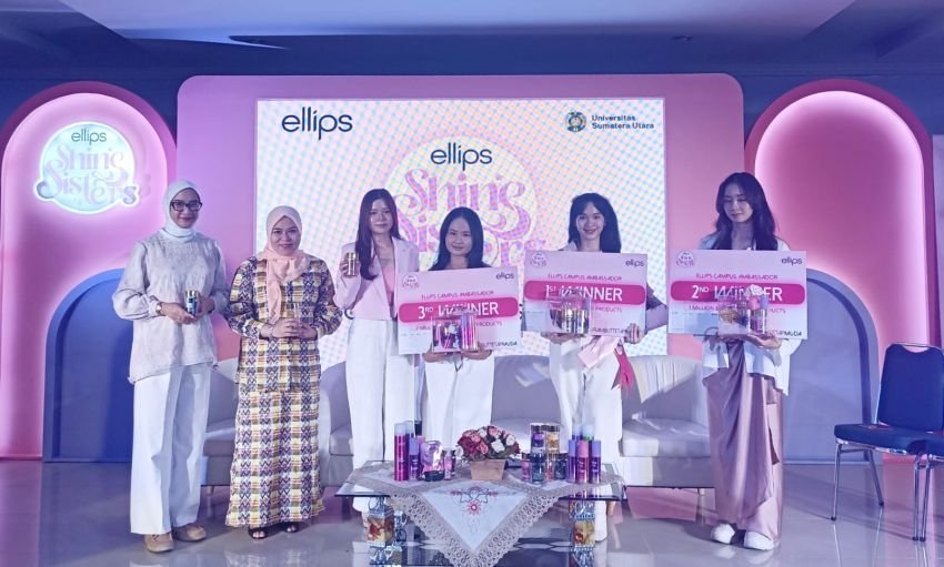 Ellips Shine Sister Ajak Mahasiswa USU Tampil Lebih Percaya Diri dengan #RambutTetapMuda