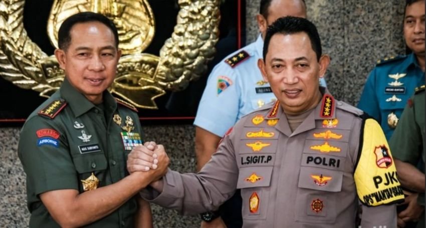 Survei Litbang Kompas : TNI-Polri Jadi 2 Lembaga Dengan Citra Positif Teratas