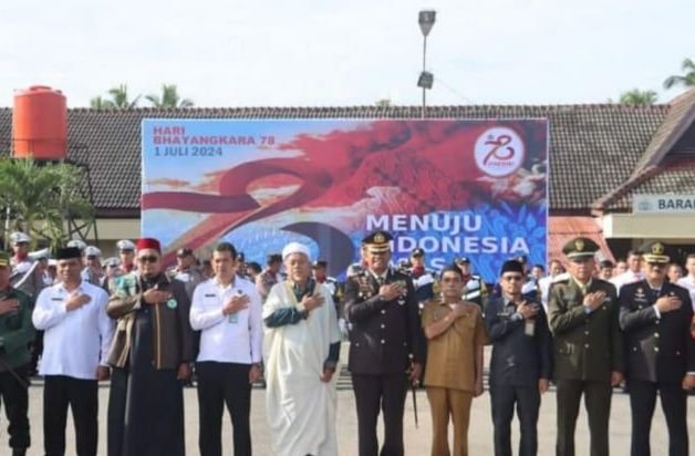 Kapolres Madina Irup HUT Bhayangkara ke 78,AKBP Arie Paloh : Bersinergi dalam mewujudkan Mandailing Natal yang Bersinar