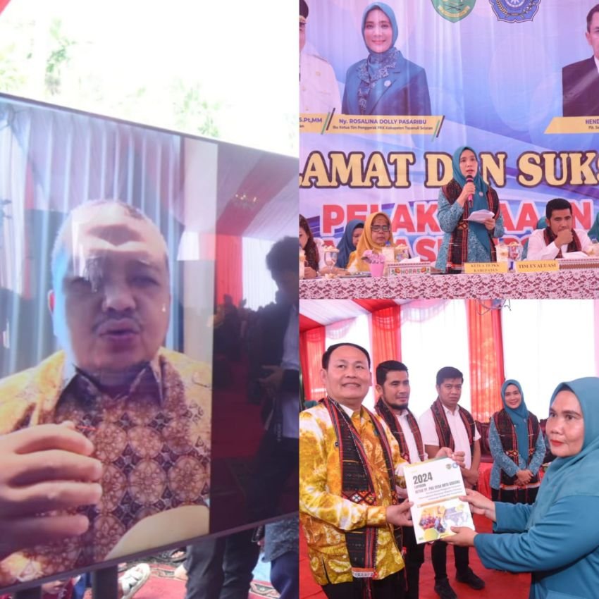 Tim Evaluasi PTP2WKSS Sumut Turun Ke Desa Batu Godang Tapsel, Ini Penjelasan Bupati Dolly Pasaribu