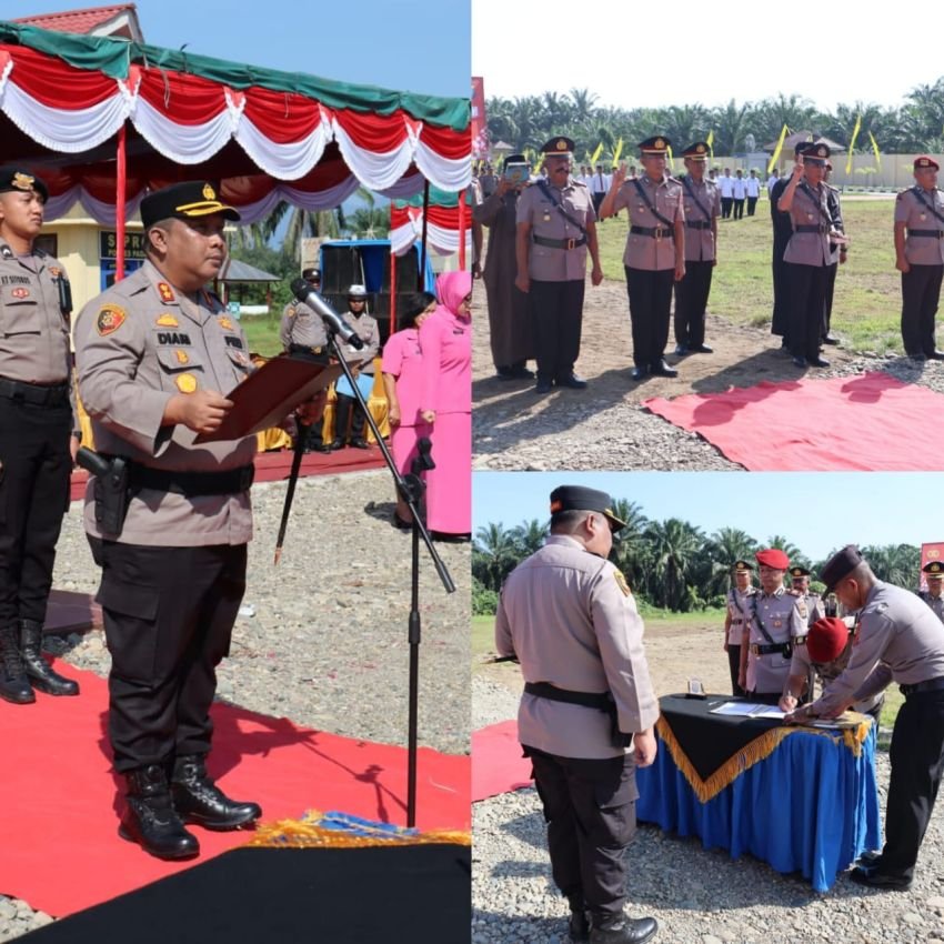 Gelar Sertijab, AKBP Diari Astetika :  Tingkatkan Pelayanan terhadap Personel maupun Masyarakat