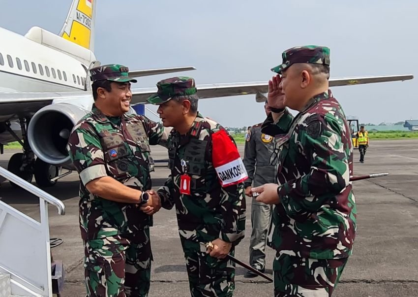 Wadankodiklat TNI Tinjau Latihan Kesiapsiagaan Operasional Gakkumpamwilud Koopsudnas T.A 2024 Di Kosek I