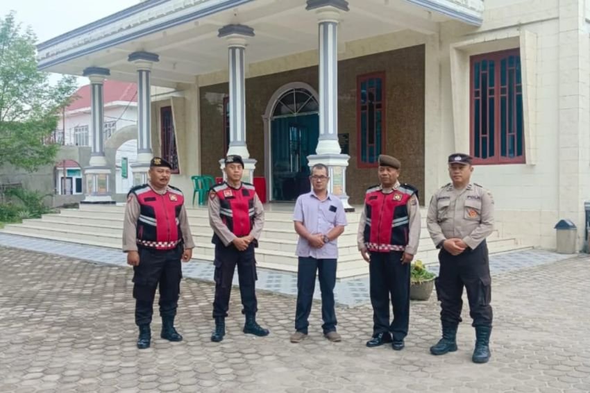 Polres Asahan Amankan Giat Ibadah Kebaktian Minggu Umat Kristiani