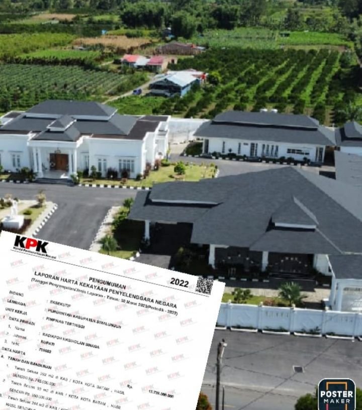 Rumah Mewah & Kendaraan Diduga tak Masuk LHKPN, FMPB Sumut Lapor Radiapoh ke KPK