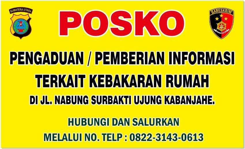 Polisi Dirikan Posko Pengaduan Ungkap Kebakaran di Karo