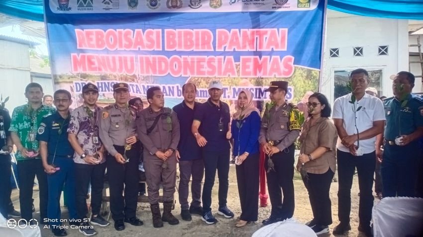 HNSI Kota Medan Kerjasama Musim Mas Laksanakan 700 Ribu Penanaman Mangrove, Reboisasi Bibir Pantai Belawan