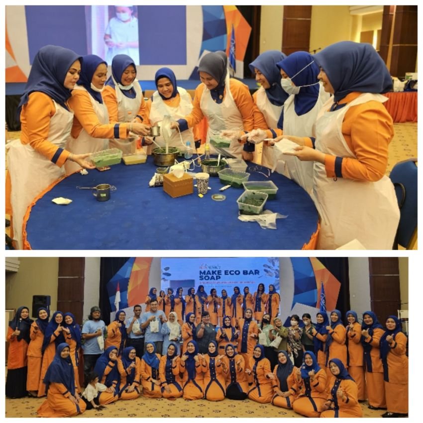 Rukun Wanita Bank Sumut Dorong Kesadaran Lingkungan Lewat Kegiatan 'Make Eco Bar Soap' Bersama Anak-Anak Istimewa dari Komunitas Kita Hebat
