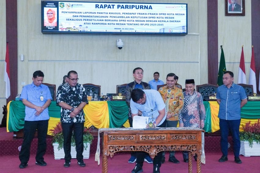 Ranperda RPJPD 2025-2045 Disetujui, Bobby Nasution : Wujudkan Medan Kota Global, Inklusif, Maju, Berkelanjutan