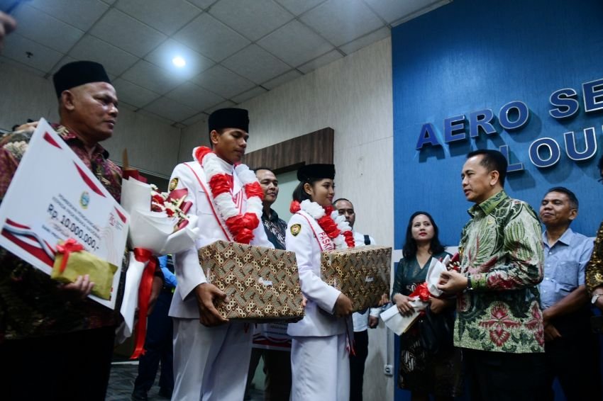 Sambut Kepulangan Paskibraka Nasional Asal Sumut, Pj Gubernur Agus Fatoni Sampaikan Terima Kasih Telah Wakili Daerah