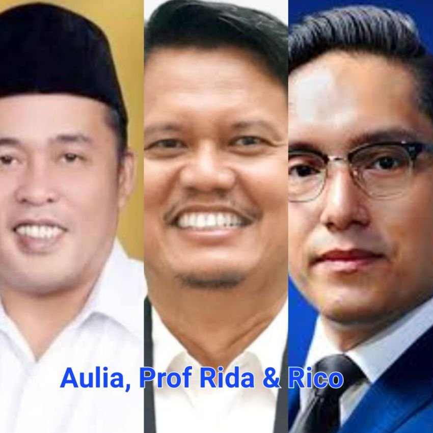 Rico Waas, Aulia Rahman dan Ridha  Siap Bertarung di Pilkada Medan 2024