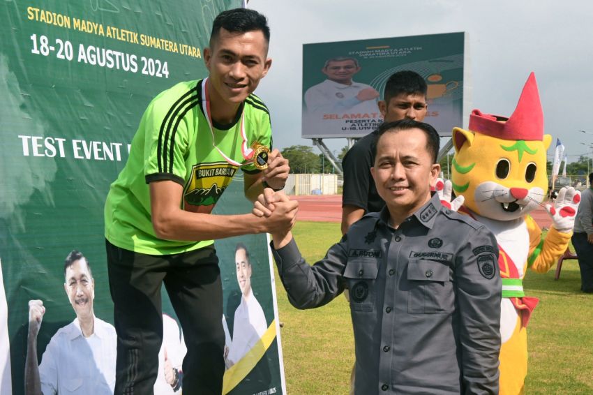 Kejurda Atletik Sumut Pecahkan Rekor Nasional, Pj Gubernur Sumut Harap Atlet-atlet Baru Level Internasional Segera Lahir