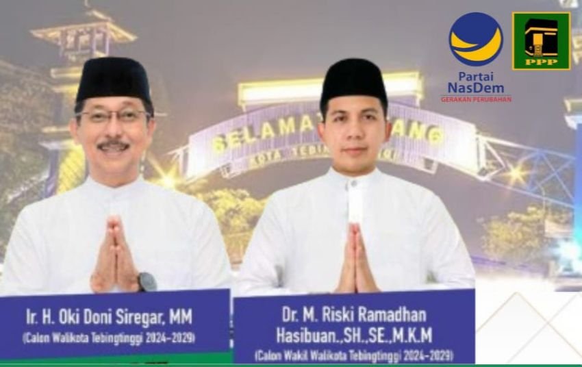 Tiga Kandidat Pasangan Balon Akan Ikut Bertarung Pilkada T. Tinggi 2024, Oki Duet Rizky