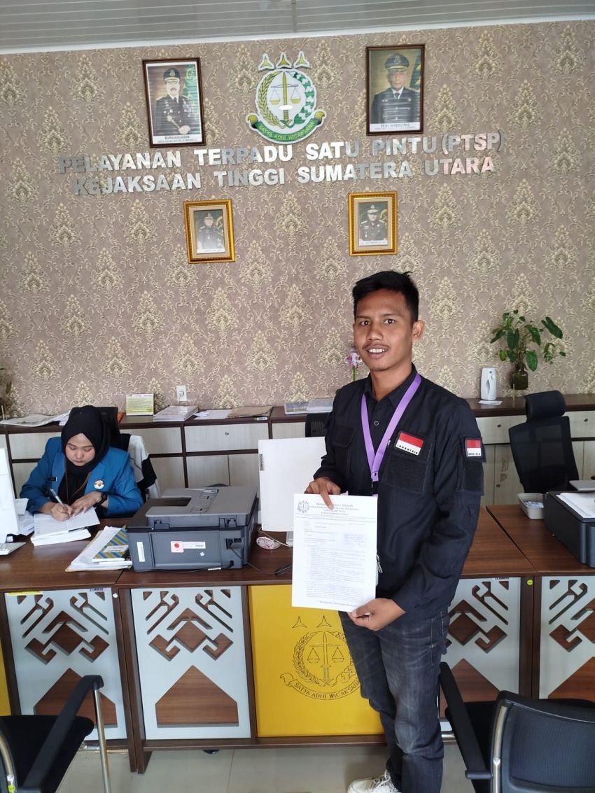 Alampaksi Laporkan Mantan Pj Walikota Sidimpuan ke Kejatisu