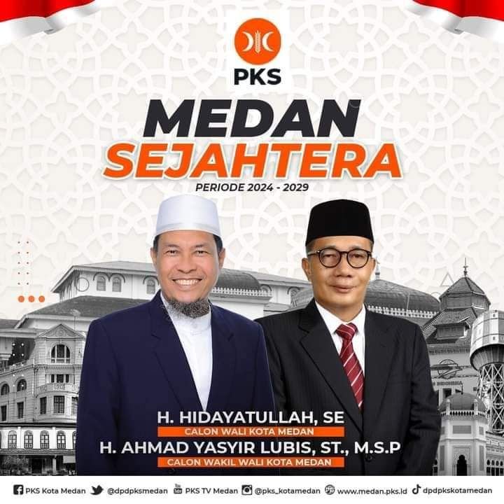 Usung Paslon Sendiri,  Hidayatullah – Yasir Ridho di Pilkada Medan 2024