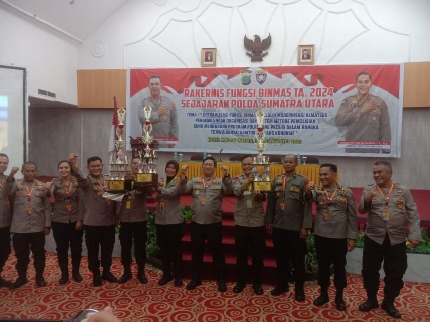 Polresta Deli Serdang Raih Juara 2 lomba Satkamling