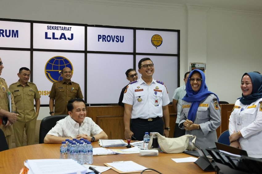 Pj Gubsu Agus Fatoni Apresiasi Kinerja Dinas Perhubungan Sumut dalam Persiapan PON XXI, Ini Kata Agustinus Panjaitan