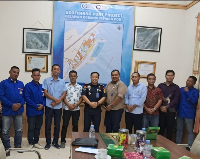 DPD HNSI Kota Medan Rahman Gafiqi Jalin Kerjasama Dengan PSDKP BELAWAN
