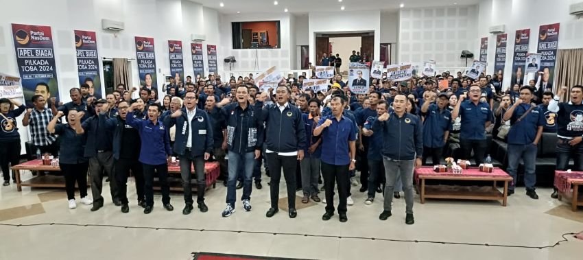 Apel Siaga Nasdem Toba, Martin Manurung : Effendi-Murphy Paslon Terbaik dan Paling Pas