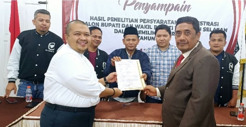 KPU : Dolly Pasaribu dan Parulian Nasution, Resmi Pasangan Calon Bupati dan Wakil Bupati Tapanuli Selatan 2024