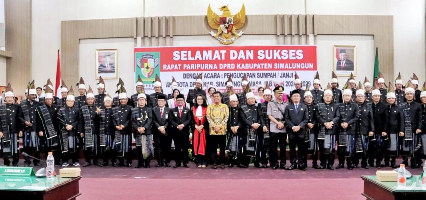 Sah! 50 Anggota DPRD Simalungun  Dilantik Masa Jabatan 2024-2029