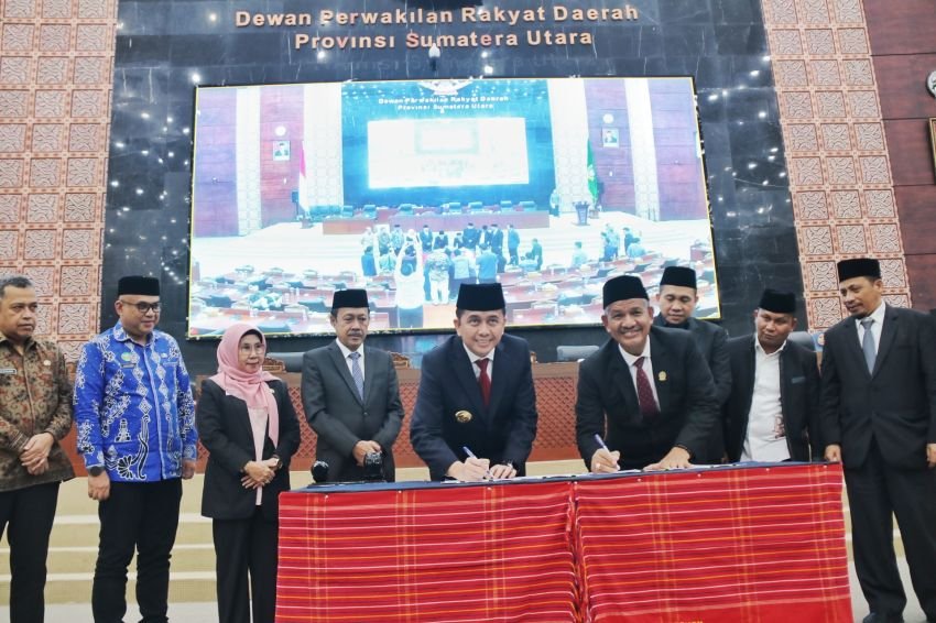 Pemprov dan DPRD Sumut Setujui APBD Tahun 2025 Sebesar Rp13 Triliun Lebih